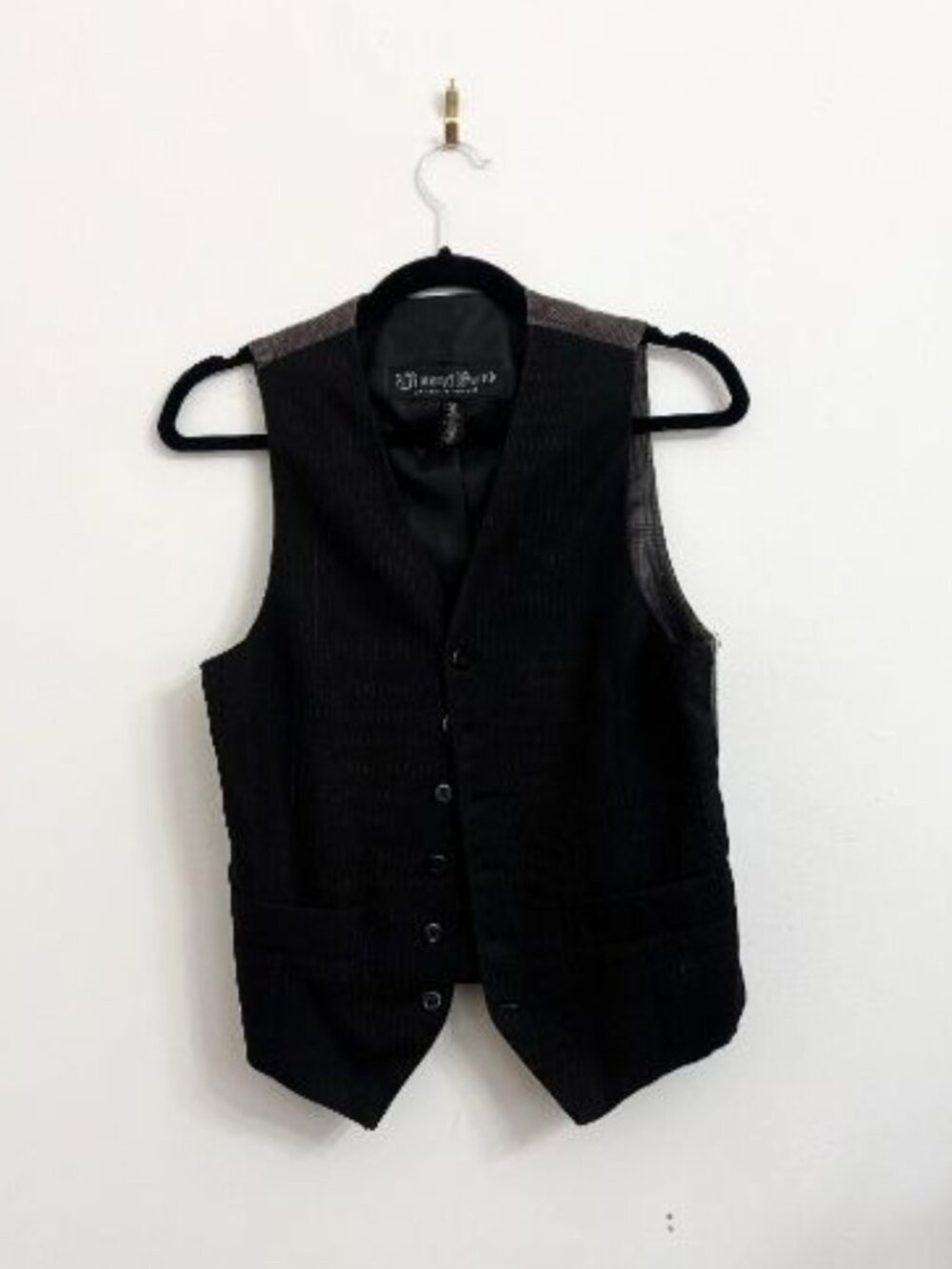 Jimmy Brand Men's Striped Button Down Traditional Vest - sz XS